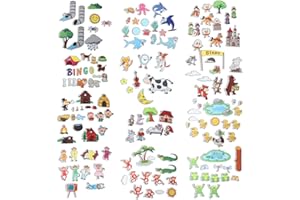 Windkream 12 Set Felt Board Stories Pieces Set Felt Animals Bible Fairy Tales for Preschool Animals Figures Flannel Board Stories for Toddlers Preschool Kindergarten Storytelling(Fairy Tales)