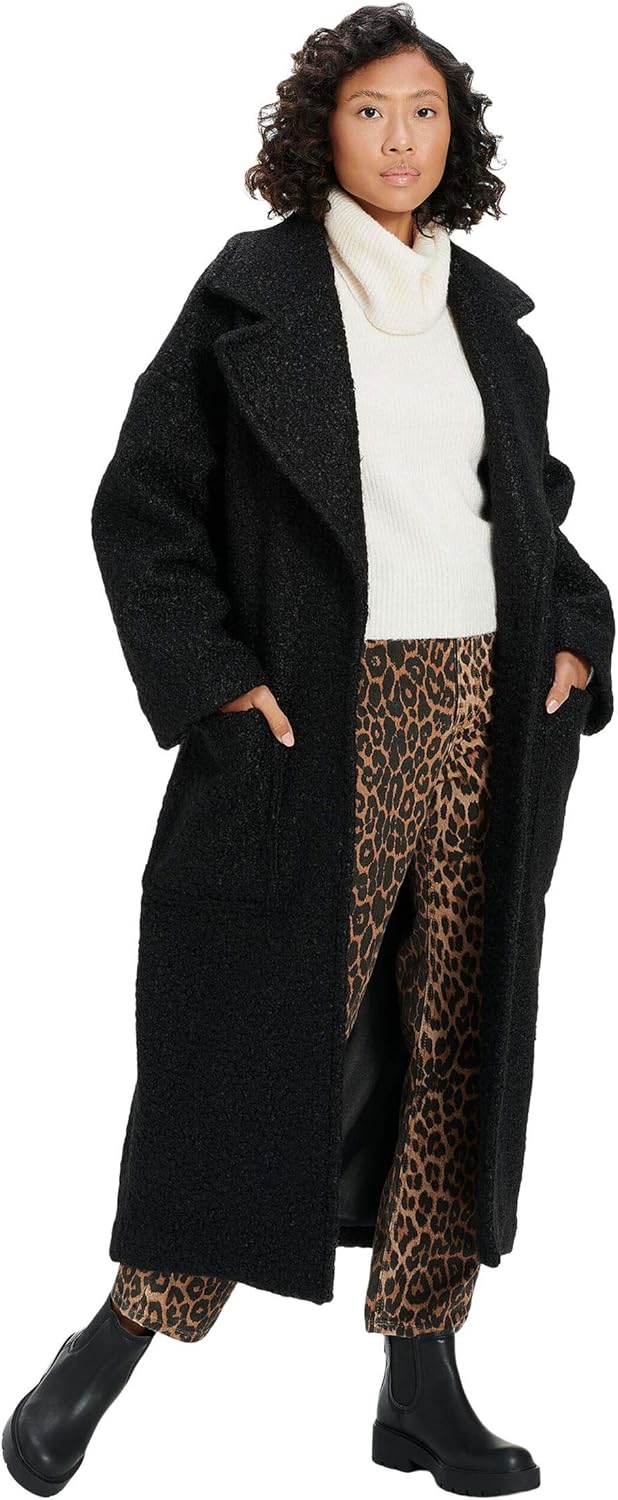 manteau oversize noir long