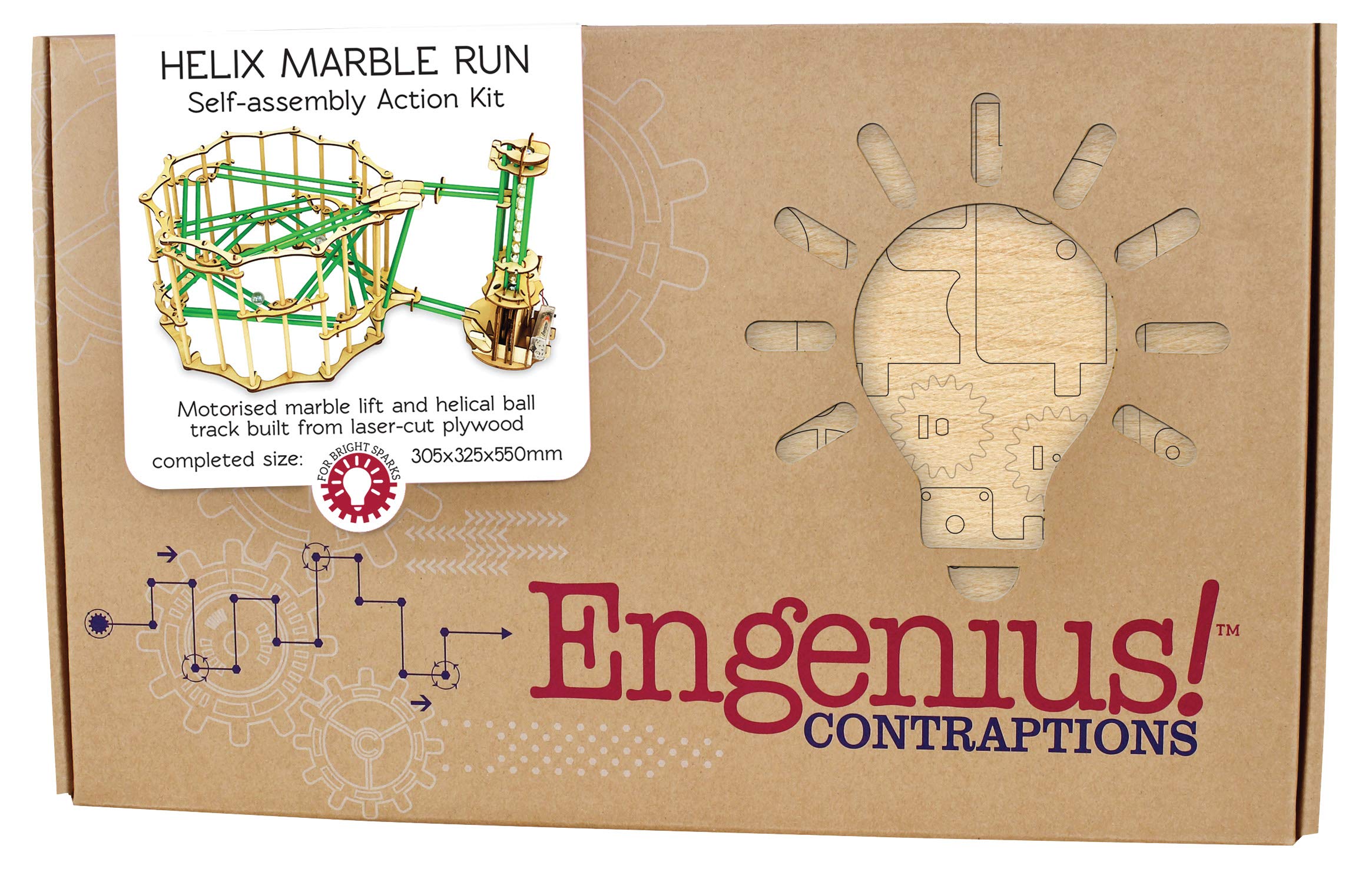 Cheatwell Games Engenius Contraptions Helix Marble Run