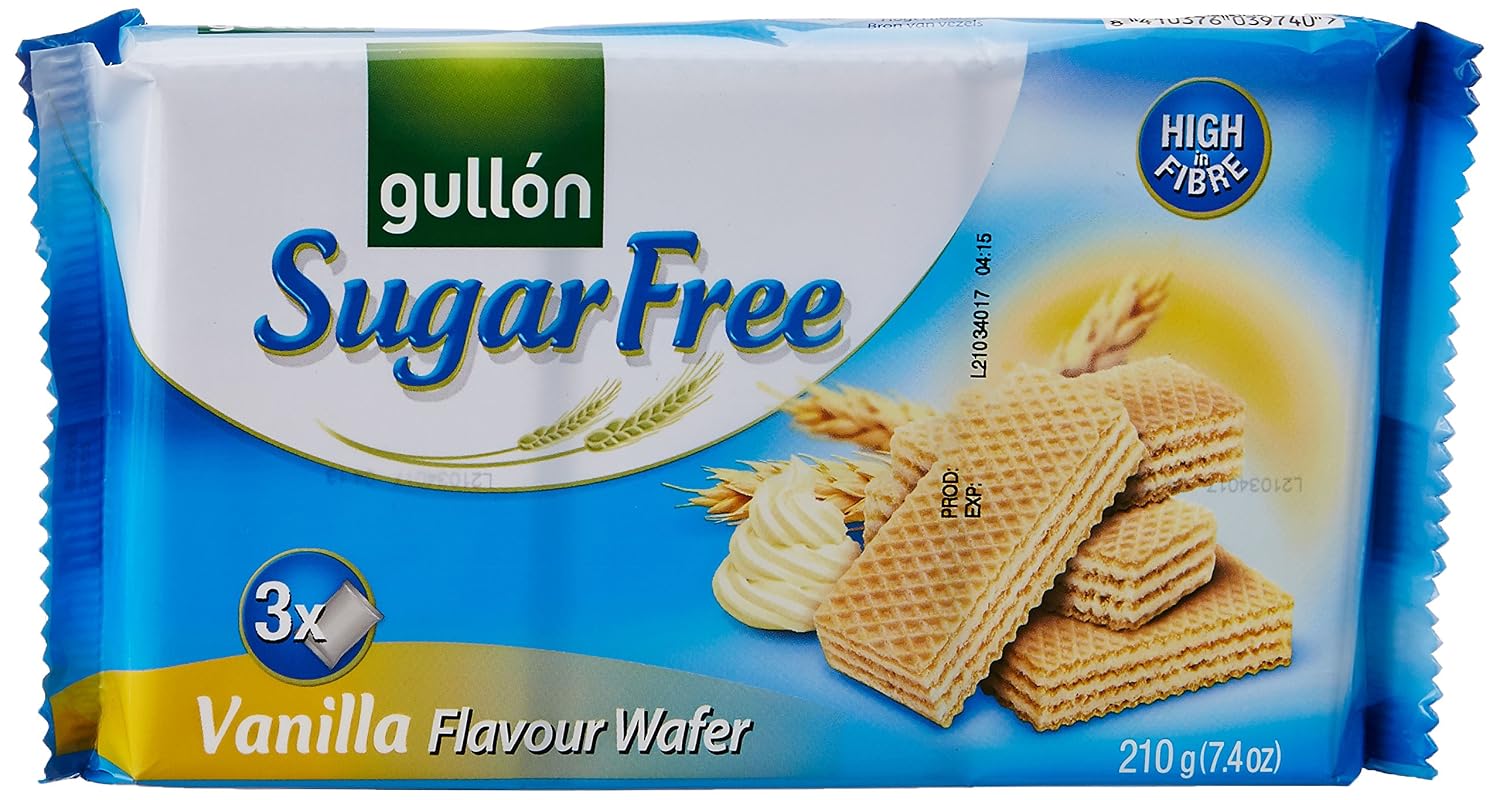 Gullon Sugar Free Vanilla Wafers 210g Amazon In Grocery Gourmet Foods
