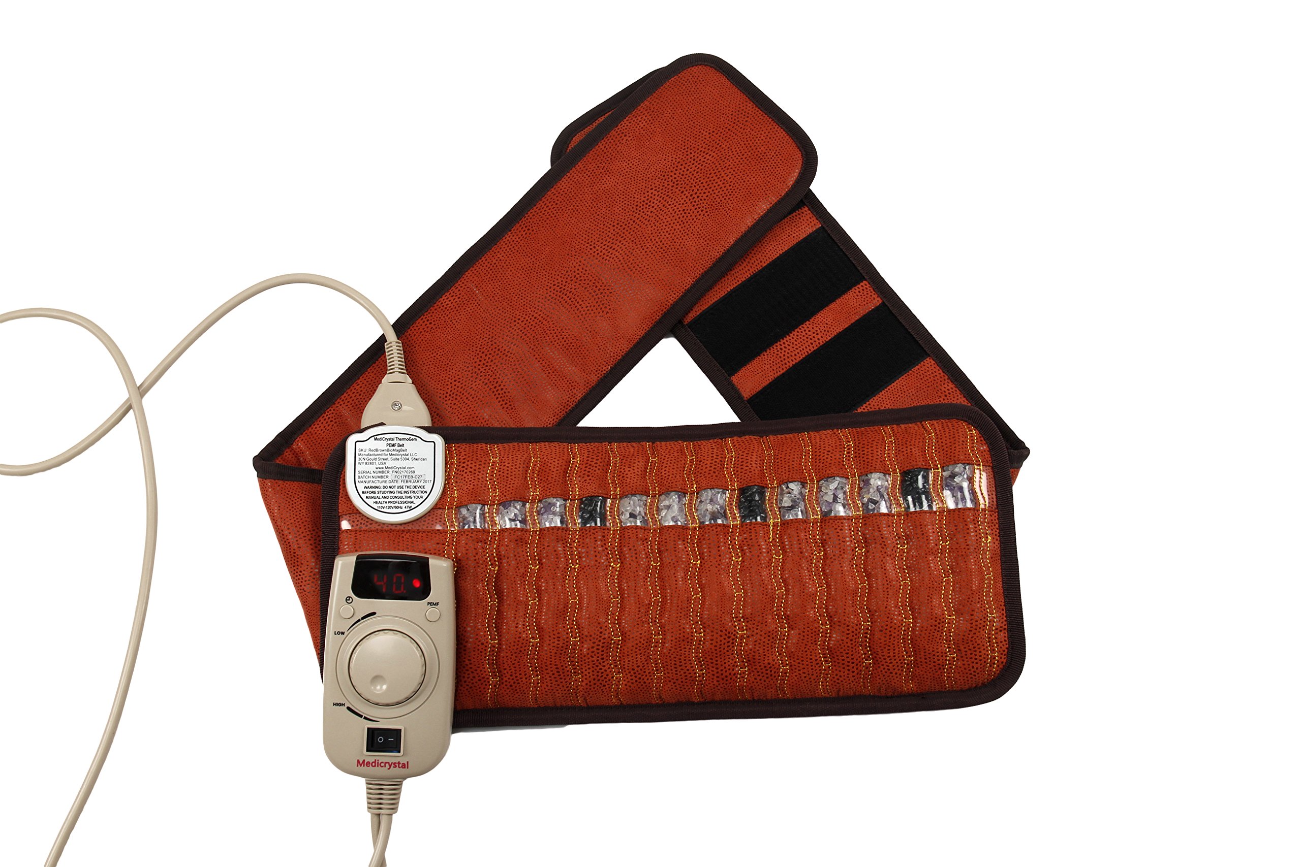 MediCrystal Ion Far Infrared Heating Amethyst Tourmaline PEMF Bio