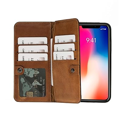 Burkley Bi-Fold Detachable Leather Wallet Case for Kuwait Ubuy - Main Image