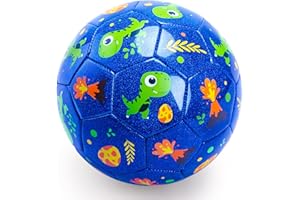 INPODAK Size 2 Size 3 Soccer Ball for Toddler, Stocking Stuffer Christmas Toy, Cartoon Balls for Kids with Pump, Mesh Bag and Gift Box, Great Gift for Birthdays, Parties