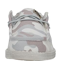 Hey Dude Wally Washed Camo Greyscale Desert Camo