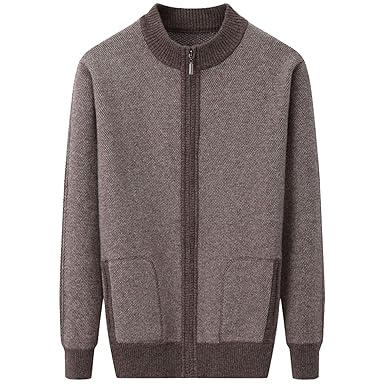 mens cashmere cardigan zipper