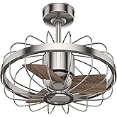 Hunter Fan 16 inch Contemporary Brushed Nickel Indoor Ceiling Fan with 3 Blades, 18 (Renewed)