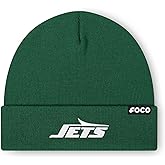 FOCO NFL Mens NFL Team Logo Basic Beanie Hat