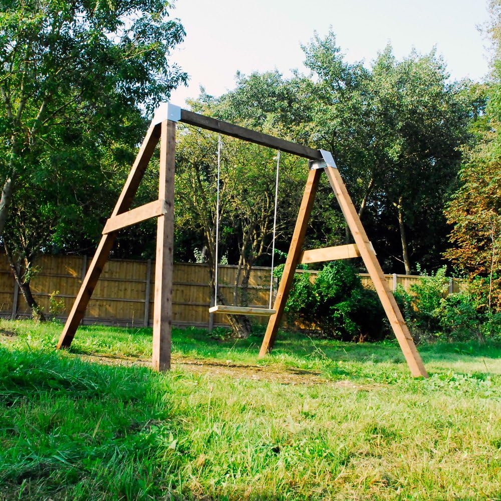 DIY Garden Swing Steel BRACKETS SET - Wooden Frame Outdoor Kids Childens - BRACKETS ONLY