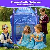 WillingHeart Princess Ice Castle Play Tent Girls Kids Pop Up Indoor Outdoor view 5