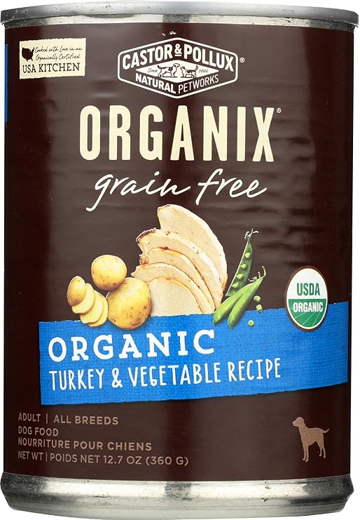 organix canned dog food