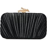 CHUNLI Clutch Purses for Women Evening/Wedding Chic Woven Bag Formal PU Leather Purse Designer Handbags for Women