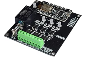 ELECTRONICNUTS Wi-Fi 3 Channel Traffic Light Signal Controller/Sequencer/System Noiseless Quite Controllable by WiFi / ESP8266, Railroad Compatible AC Voltage 100V-240V 50/60HZ (SMD -Quite- for AC)