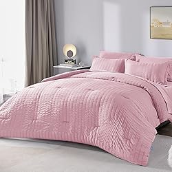 CozyLux Full/Queen Seersucker Comforter Set with