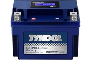 TYKOOL YTX9-BS-PRO,3X Cranking Amps,5X Life, Lithium LiFePO4 Motorcycle Battery,300 CCA,Powersports Battery,Fits for ATV,UTV,Riding Lawn Mower,Honda eu3000is,400ex,Predator Generator