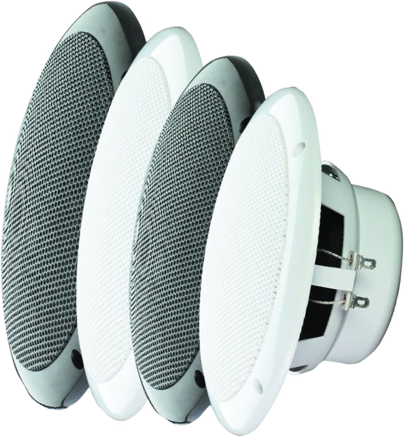 e Audio 5 Feet Dual Cone 80 W Water Resistant Two Speakers