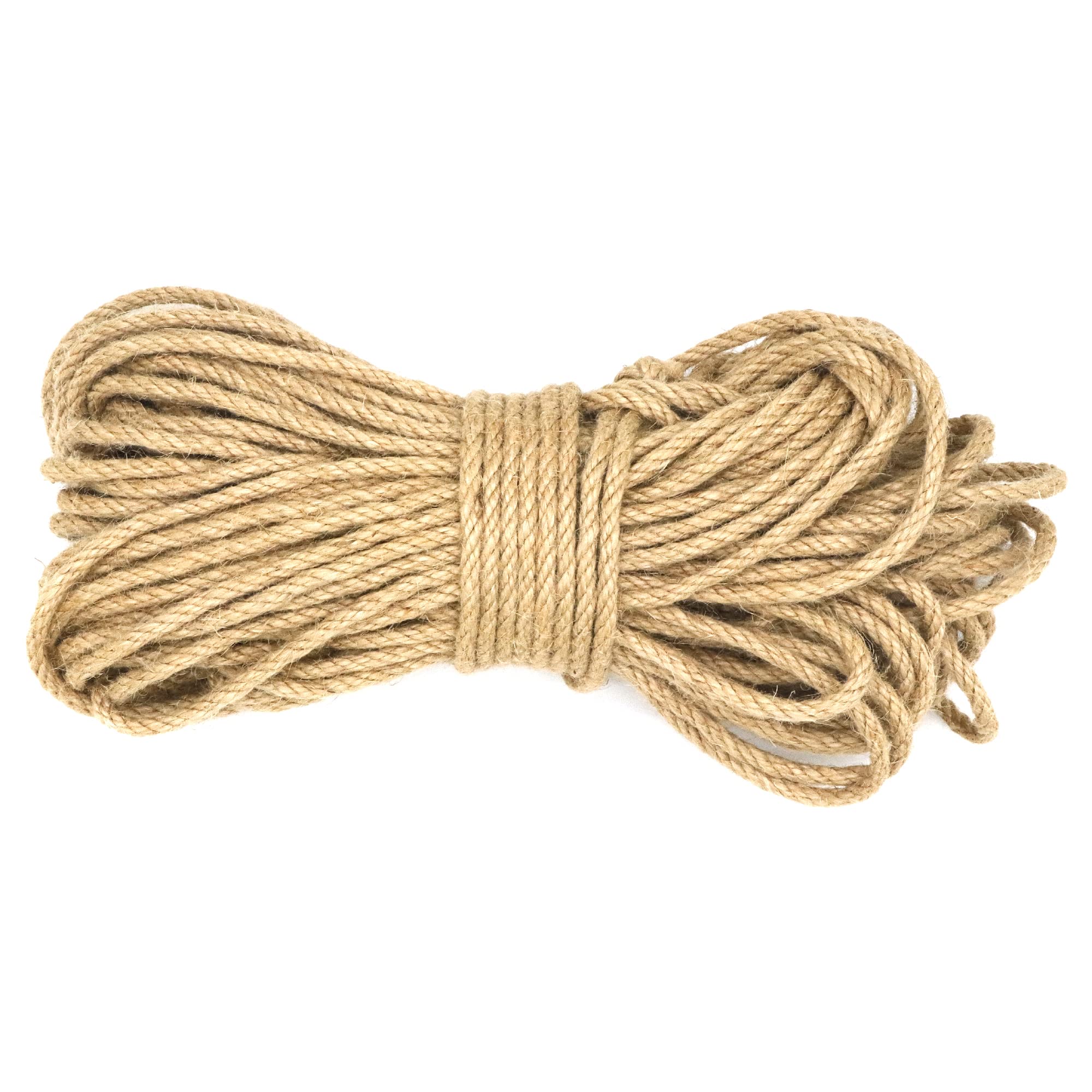 Mua Jute Rope 1/4 Inch 100 ft 6mm Thick Natural Clothesline Garden ...