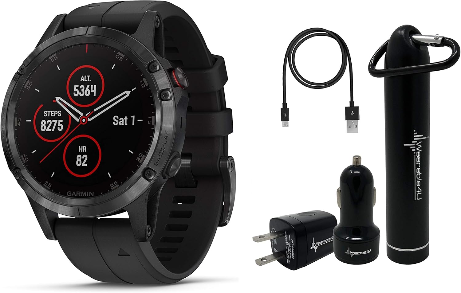 garmin fenix 5 plus 47mm multisport gps watch