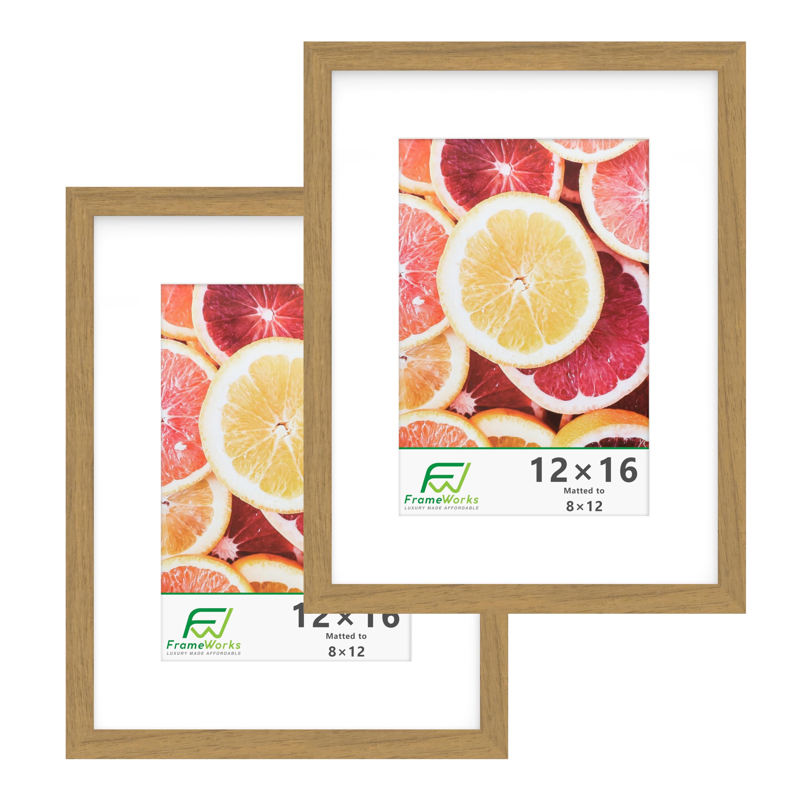 FrameWorks 2-Pack, 12x16 Matted to 8x12 Picture