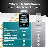 Nu U Nutrition Glucosamine and Chondroitin High Strength Complex 90 Capsules view 5