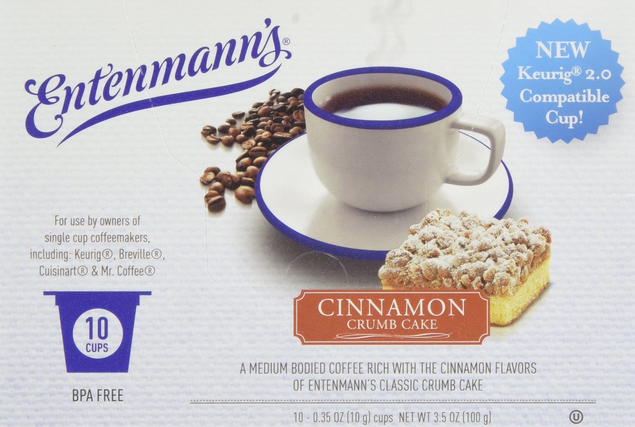 Entenmann's Cinnamon Crumb Cake Capsule/KCup Coffee, 20 Count on Galleon Philippines