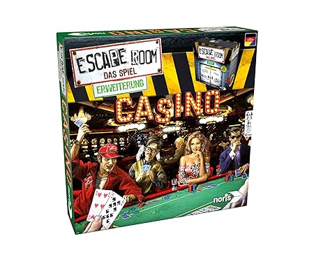 Noris 606101641 Escape Room Erweiterung Casino, nur mit dem Chrono Decoder Spielbar