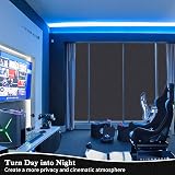 FilmGoo Blackout Window Film Privacy 100% Light Blocking 44.5 x 200cm view 7