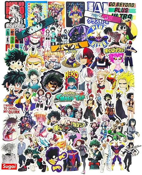 My Hero Academia Anime Stickers Decal Pack Teens Amazon Co Uk Electronics