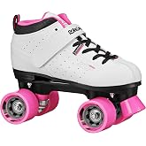 Roller Derby STR Seven Women's Quad Roller Speed Skates | Quad roller skates with supportive boots, durable chassis and smooth-rolling urethane wheels for indoor or outdoor skating.