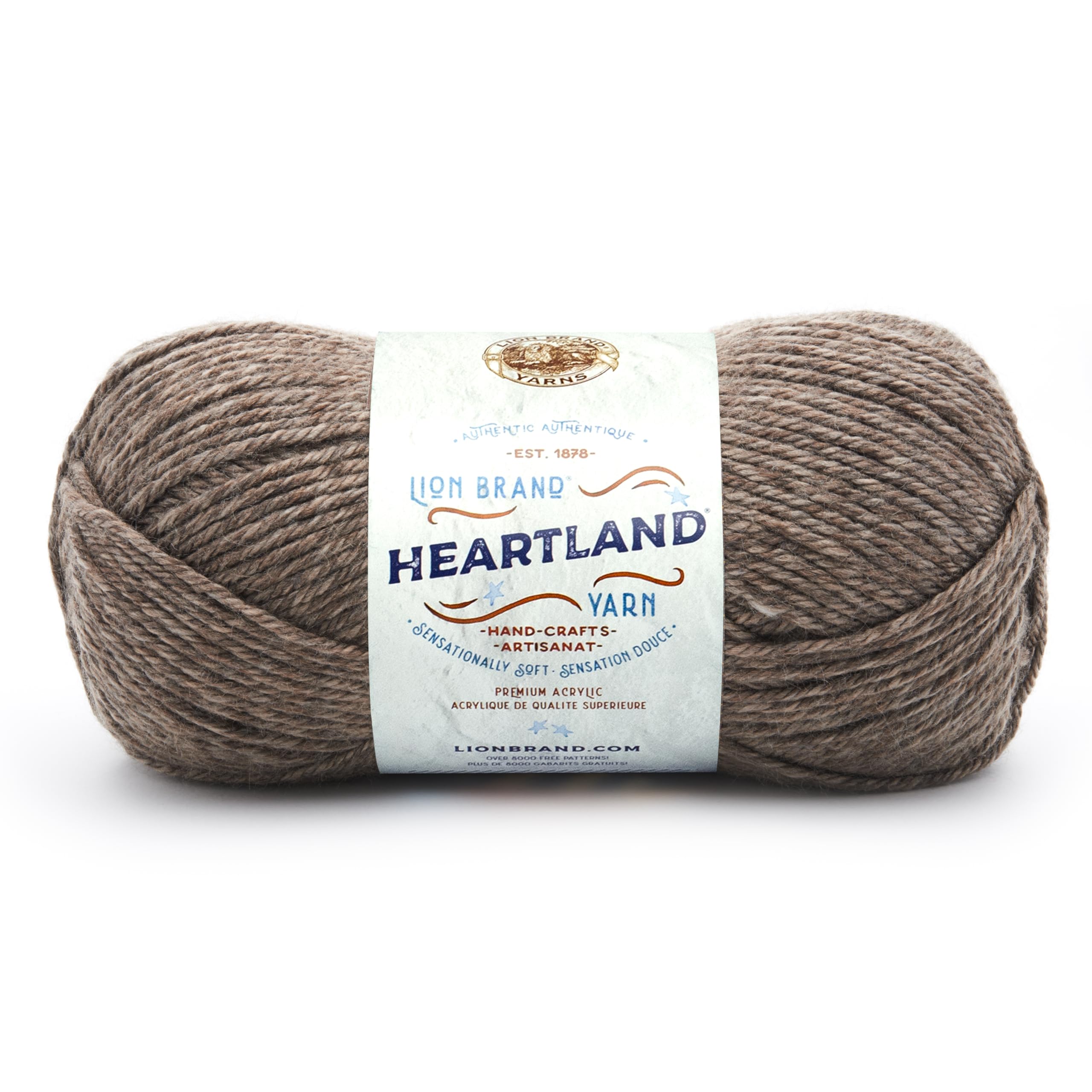 Lion Brand Yarn Heartland, Worsted-Weight Yarn for Knitting, Crochet, and Crafts, Mammoth Cave, 1 Pack โ image 1