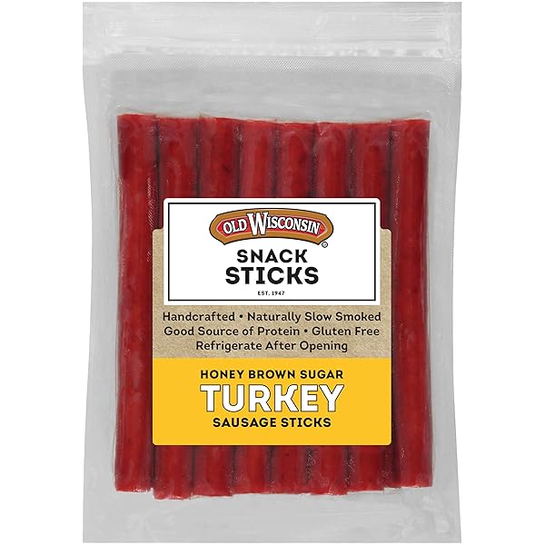 OLD WISCONSIN HONEY BROWN SUGAR TURKEY SAUSAGE SNACK...