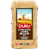 Duru Extra Extra Coarse Bulgur, 35.2oz (1000g), Wheat Berries,100% Natural and Certificated, High Fiber and Protein, Non-GMO, Great for Vegan Recipes, Better than Rice