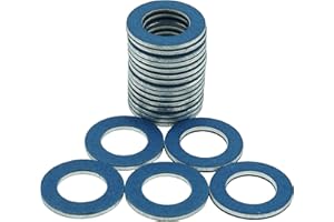 Dsnaduo 20PCS Oil Drain Plug Gasket - 12mm Aluminum Crush Washer Fit for Toyota Lexus Scion Sienna Highlander Camry Corolla Tacoma 4Runner RAV4 Cruiser 1985-2022, Replace 9043012031 90430-12031