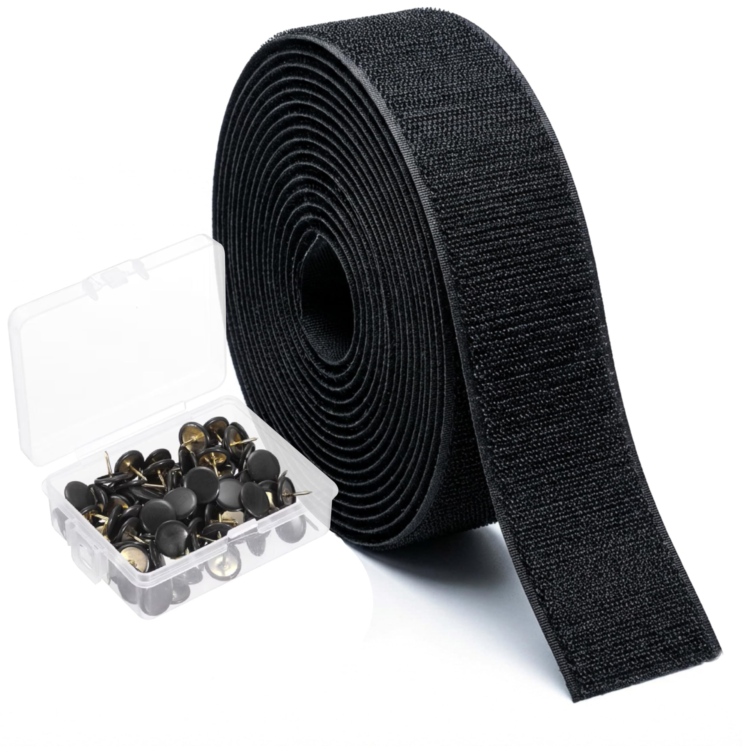 Upgraded Magnetic Screen Door Hook and Loop Replacement - Extra Strength Glue for Stronger Sticking (12ft/240in)