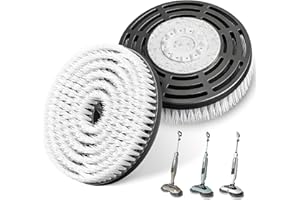 ANDONGO 2 Pack New Upgrade Replacement Brush Heads for Shark S7000/S7001/S7005/S7201/S7000AMZ/S8000/S8001/S8201 Steam Mop, Professional Cleaning and Polishing, Deep Cleaning Hard Floors