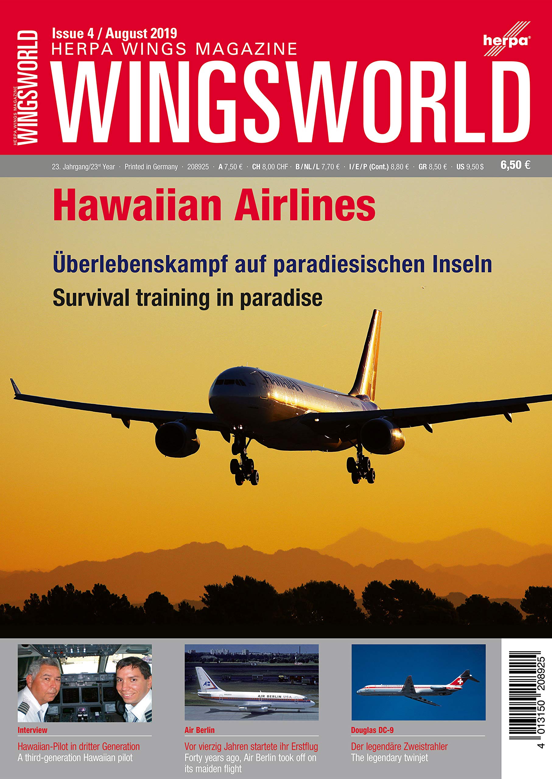 herpa WINGSWORLD Magazine The Wings magazine to read and collect