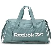 Reebok Lightweight Unisex Carry On Gym Duffle Bag for Men &amp; Women, Sports | Durable Water-Resistant Fabric, Roomy Compartments, Adjustable Shoulder Strap &amp; Dual Handles, Overnight &amp; Weekend Travel