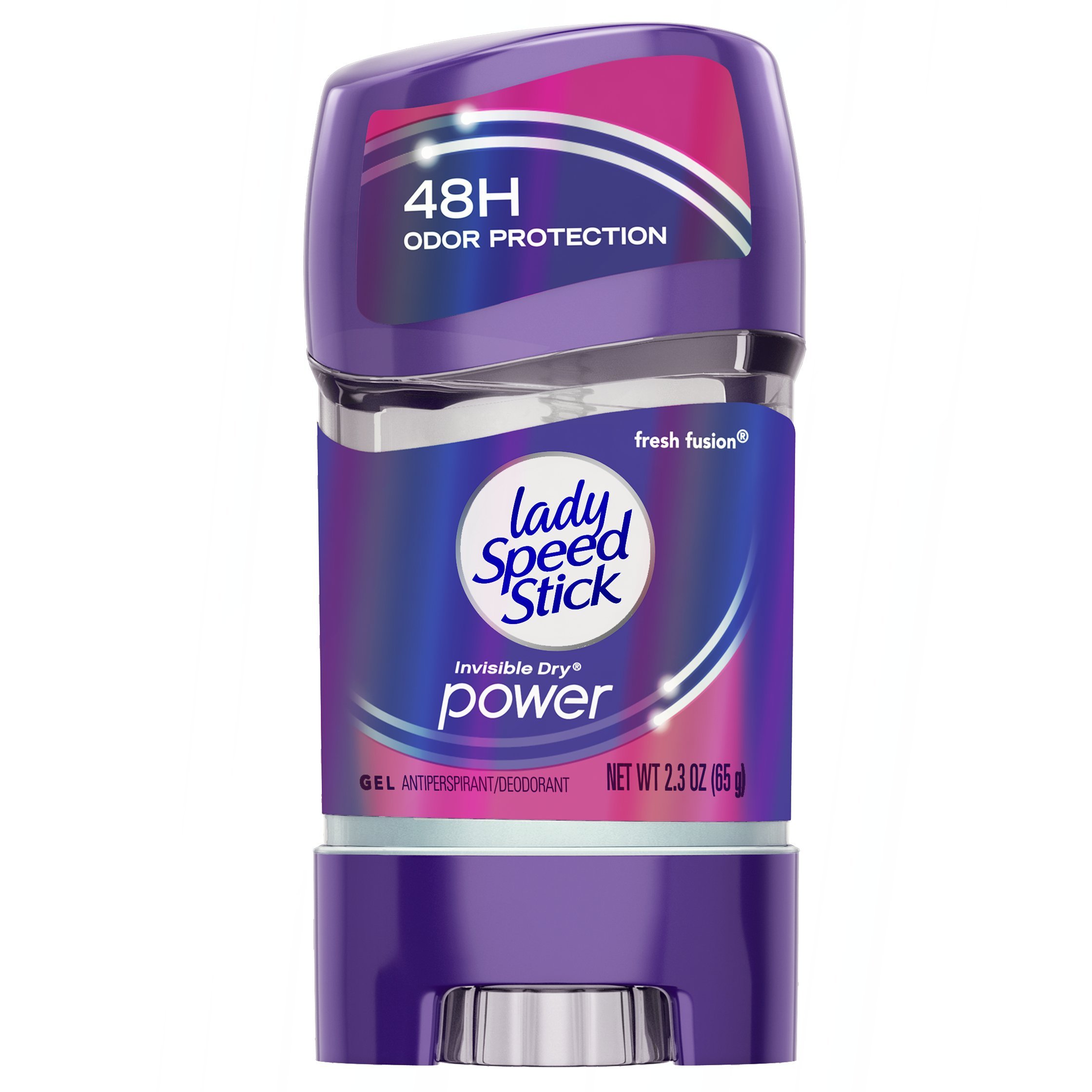 Lady Speed Stick 48HR Antiperspirant Deodorant Gel Fresh Fusion, 2.30 ...