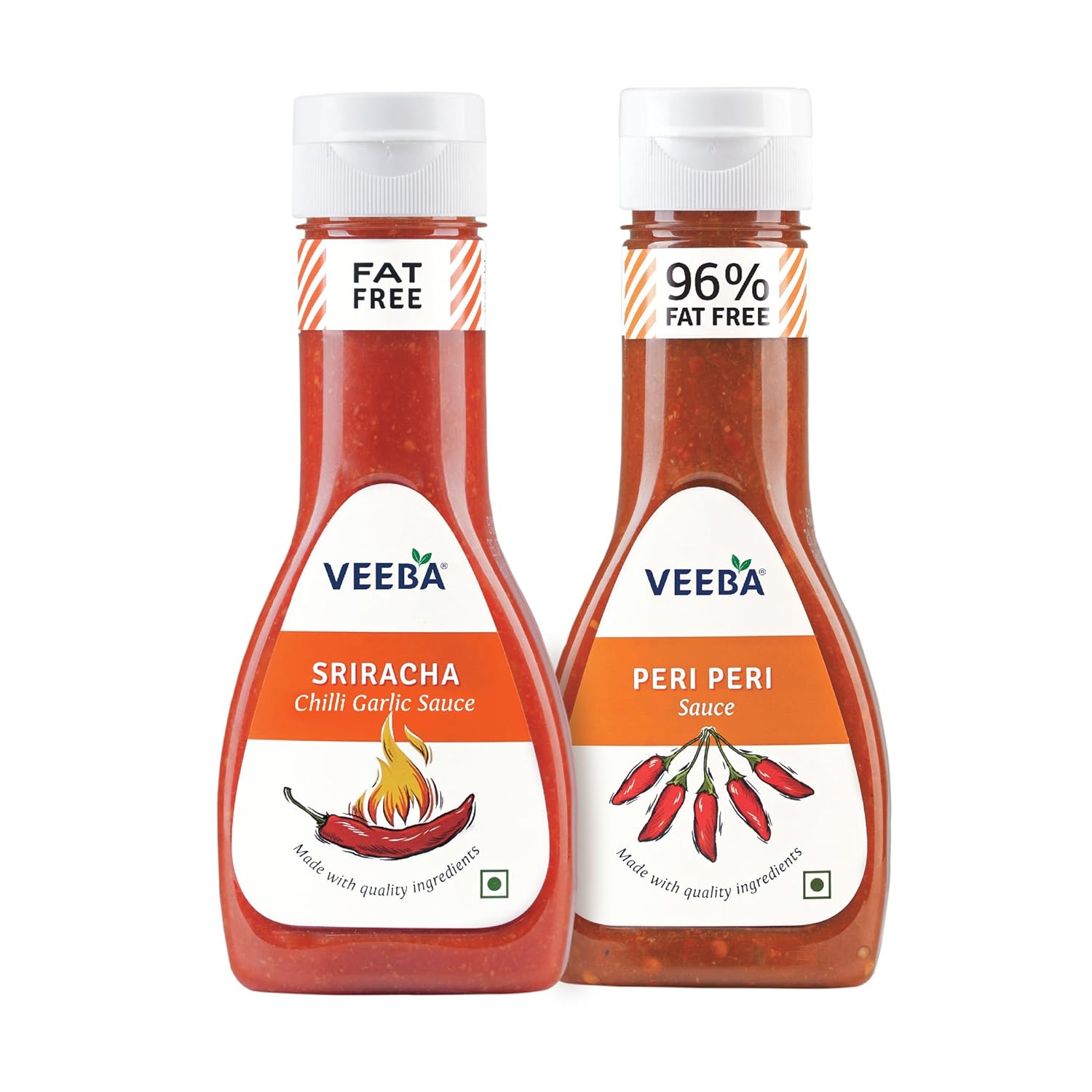 Veeba Sriracha Sauce, 320g with Peri Peri Sauce, 300g Amazon.in