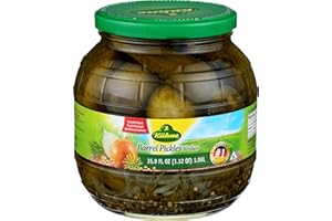 Kühne, Barrel Gherkins, 35.9 Ounce (Pack of 6)
