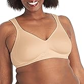 Playtex Women's 18 Hour Side & Back Smoothing Cooling Wireless T-Shirt Bra with 4-Way TruSUPPORT