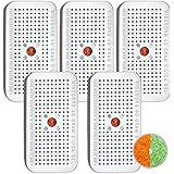 Wisesorb 40 Gram Pack of 5 Silica Gel Canister, Gun Safe Dehumidifiers (Orange to Green), Reusable Desiccant Moisture Absorbe