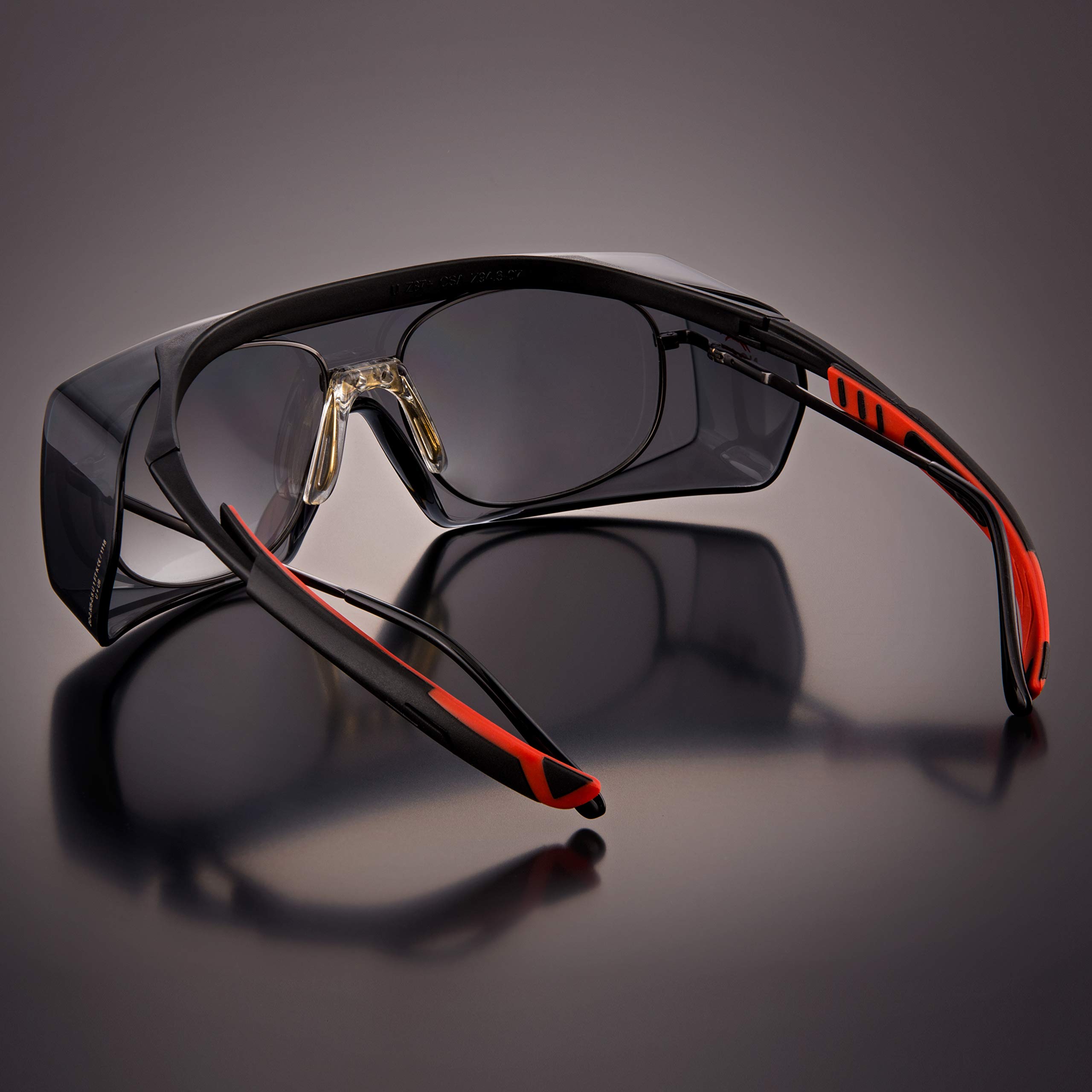 Safety Glasses Industrial & Scientific NoCry Tinted OverSpec Safety