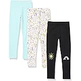 Spotted Zebra Girls and Toddlers' Leggings, Multipacks