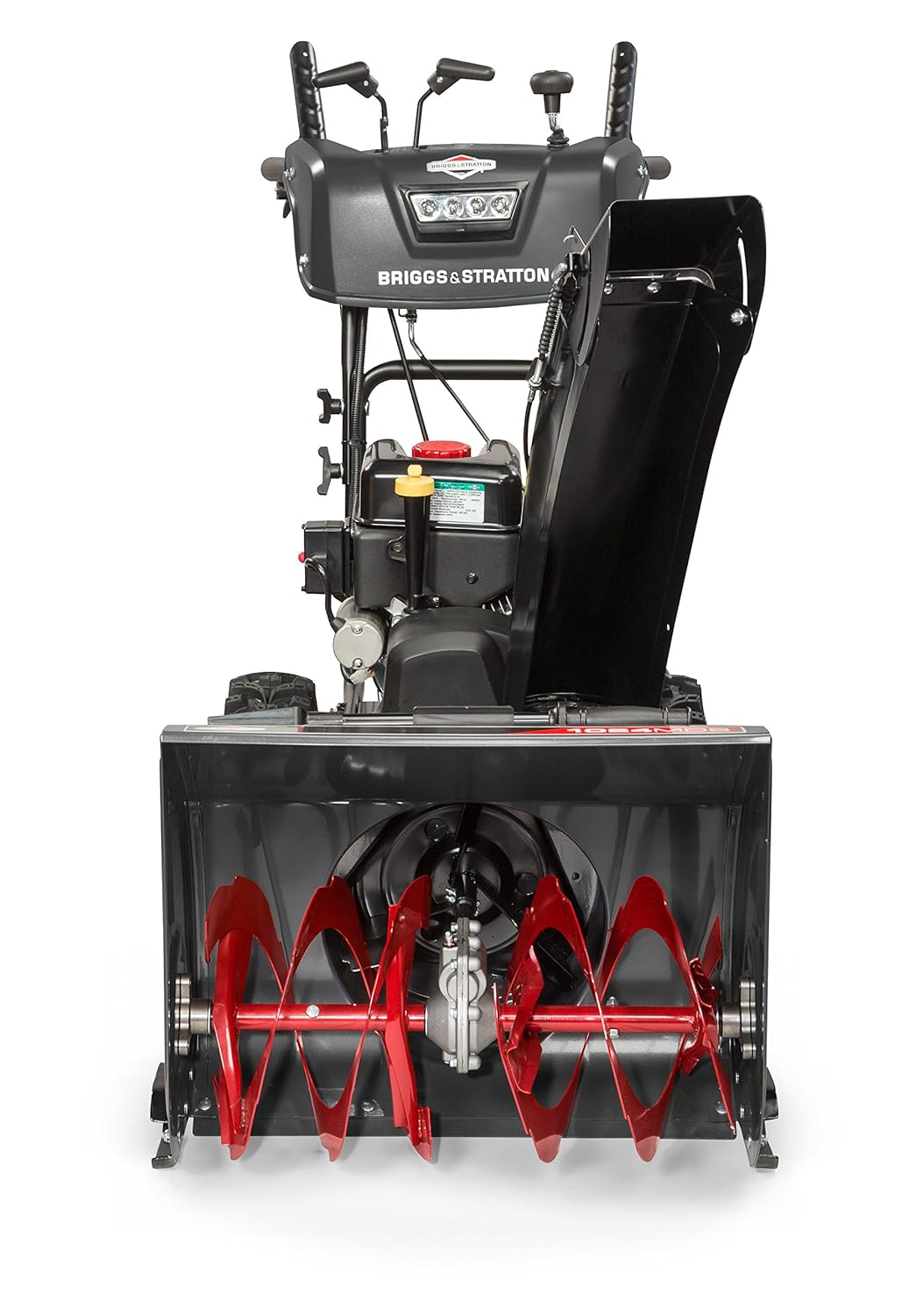 Amazon.com : Briggs & Stratton 24" Dual-Stage Snow Blower w/ Heated Hand  Grips, Dual-Trigger Steering and 208cc Snow Series Engine, Elite 1024  (1696807) ...
