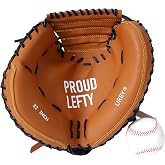 Left Hand Throw Catchers Mitt for Youth &amp; Adult &ndash; Durable Left Handed Catchers Mitt Youth &ndash; Lefty Catcher Glove for Entry-Level Training
