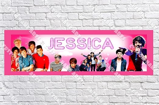 Amazon Com Personalized One Direction Banner Includes Color