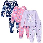 The Children's Place baby-girls And Toddler Girls Long Sleeve Top and Pants 2 Piece Pajama Sets