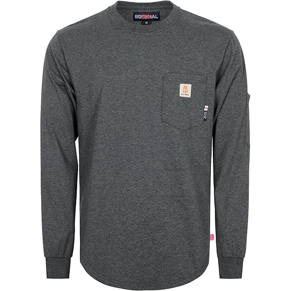 Amazon.com: BOCOMAL FR Shirts Heather Series 6oz Flame Resistant T