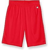 Champion Boy's Cotton Shorts, Boys' Gym Shorts, Cotton, Large C Logo, Graphics, 8"