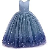 Flower Girls Tulle Dress Bridesmaid Sparkle Wedding Pageant Dresses Princess Birthday Party